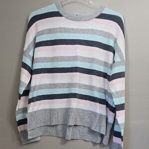 Striped Pastel Sweater Womens